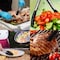 Hastings Home Set of 3 Kitchen Tongs, Stainless Steel with Non-Stick Silicone Tips, Utensils for Cooking, Grilling 922444EXN - alternate 3